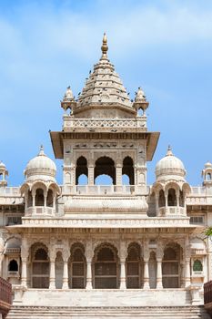 jaswant thada  in the beautiful city of jodhpur in rajasthan state in india