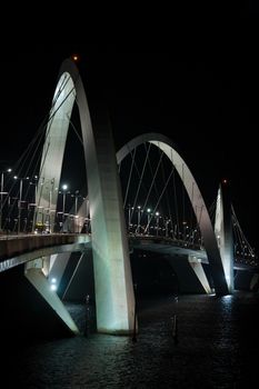 juscelino kubitschek bridge of Brasilia city capital of Brazil   The bridge was designed by Architect Alexandre Chan