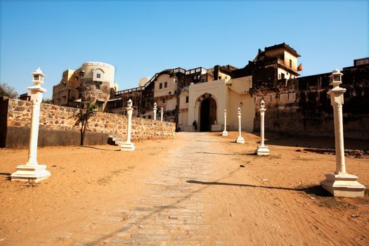 fort of Mandawa rajasthan state in indi