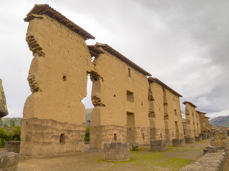 Ruins of the Wiracocha Temple, Cusco Region, Peru, South America