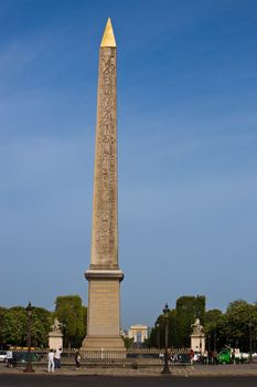 place de la concorde in the beautiful city of paris france