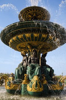 place de la concorde in the beautiful city of paris france