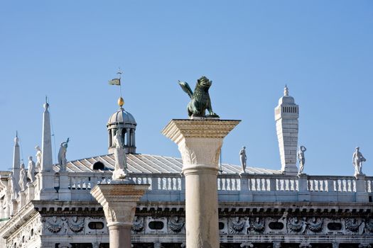 pazzia san marco saint mark place in the beautiful city of venice in italy