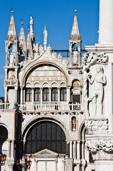 the basilic pazzia san marco saint mark place in the beautiful city of venice in italy