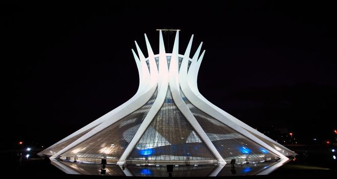 Catedral Metropolitana Nossa Senhora Aparecida
The Metropolitan Cathedral of Brasilia city capital of Brazil UNESCO World Heritage site is an expression of the geniality of the architect Oscar Niemeyer