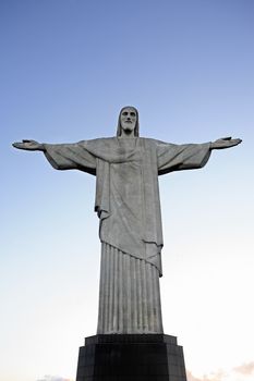 corcovado christ redeemer in rio de janeiro brazil