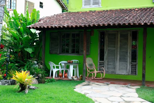 possada in abraao in the beautiful island of ilha grande near rio de janeiro in brazil