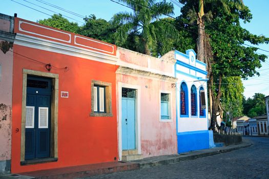 street view of olinda near recife pernambuco state brazil