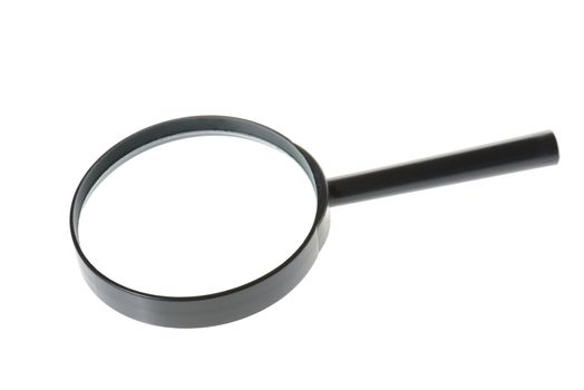 magnifying glass isolated on white background