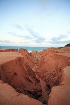 the Labyrinth between morro branco and beberibe near fortaleza ceara state brazil