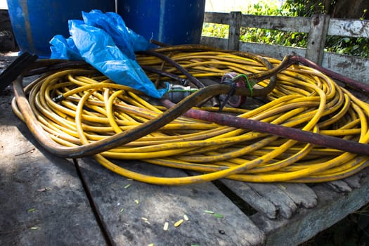 Rubber Hose on car