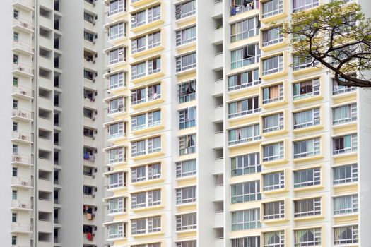 huge modern residential building windows in Singapore