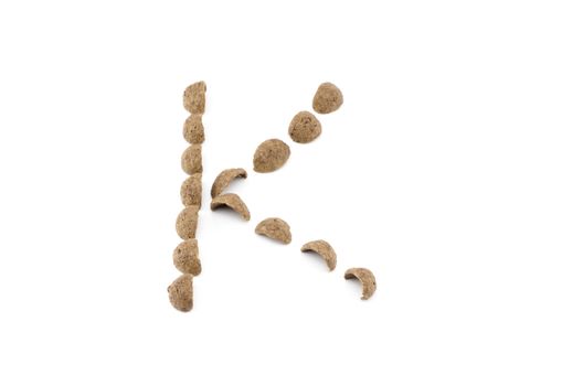 cereals isolated on white background