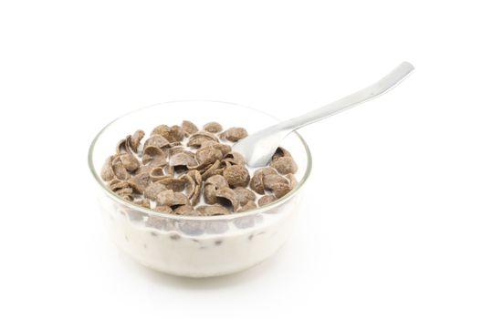 cereals isolated on white background