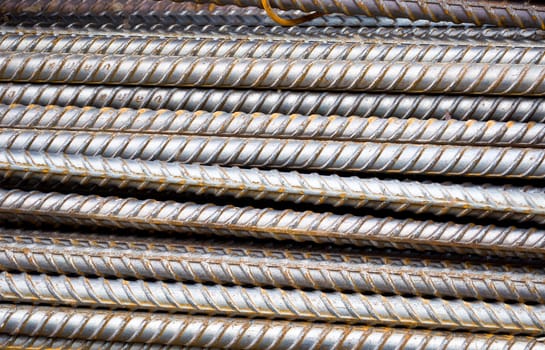 metal rod for construction background