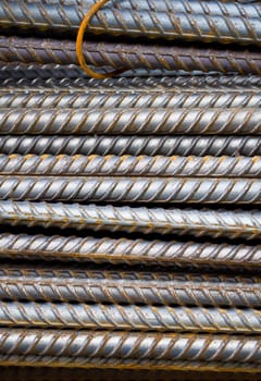 metal rod for construction background