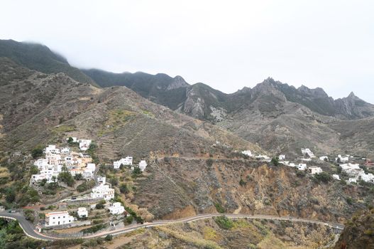 One Very Small Ancient Village in Canary Island Spain