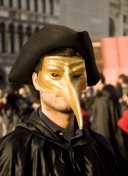 VENICE - FEBRUARY 26, 2011 - Venice Carnival Celebration Event in Saint Mark Square (Venice Carnival 2011)