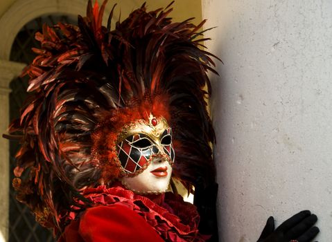 VENICE - FEBRUARY 26, 2011 - Venice Carnival Celebration Event in Saint Mark Square (Venice Carnival 2011)
