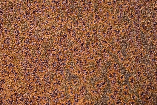 brown rusty surface with bulges