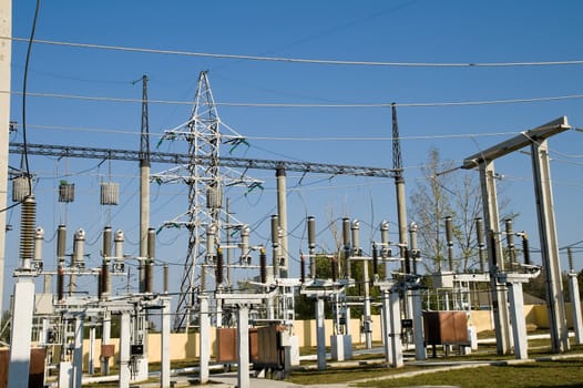 part of high-voltage substation