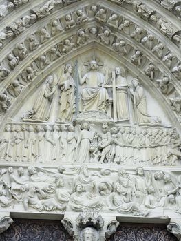Religious Relief at Notre Dame in Paris