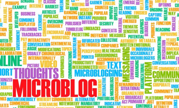 Microblog Tool for an Online Microblogger Concept