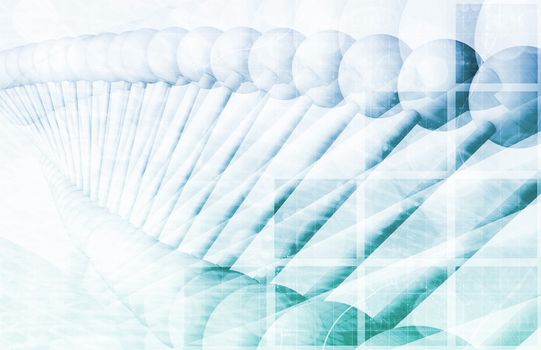 DNA Helix Structure with a Chemical Scheme