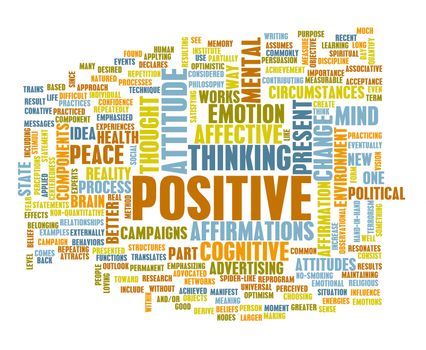 Think Positive as an Attitude Abstract Concept