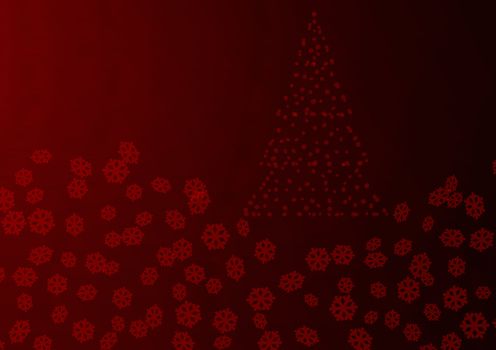 Christmases an abstract background with the stylized fir-tree