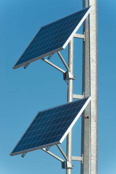 installation of two small solar panels