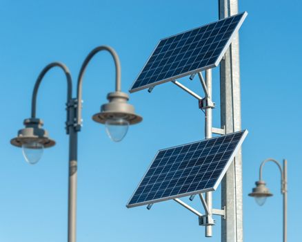 installation of two small solar panels