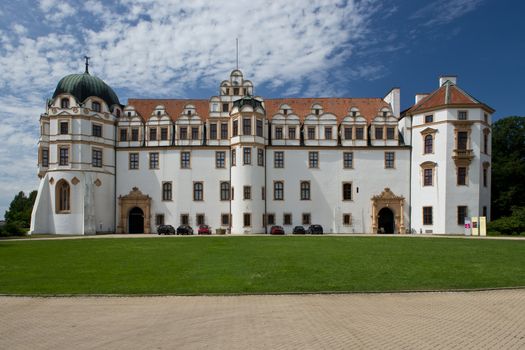 The renaissance style castle in Celle, Lower Saxony, Germany