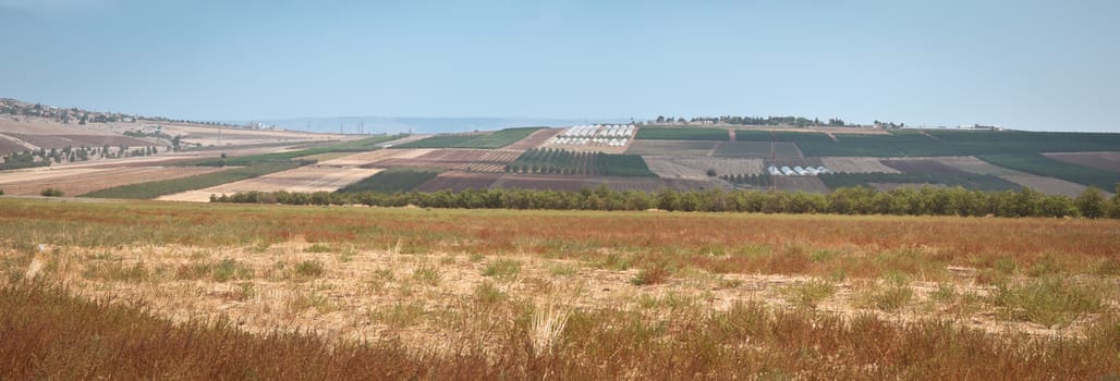 Mountains on the Golan Heights, Israel