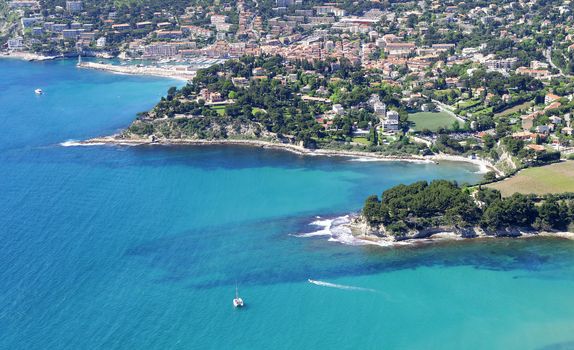 overview of the harbor of Cassis