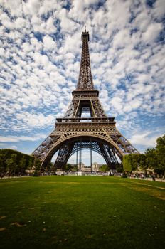 Eiffel tower in Paris in France