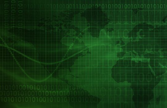 Internet World Wide Web Abstract Tech Background