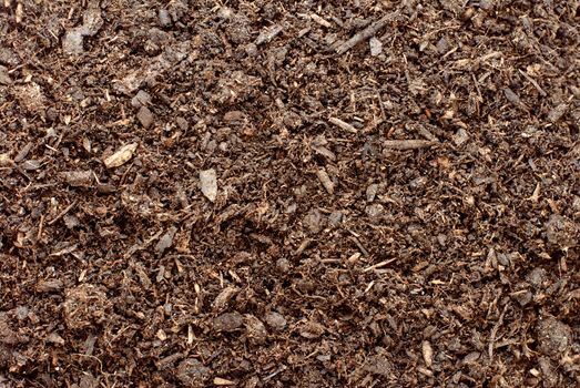 Compost, soil or dirt abstract background texture