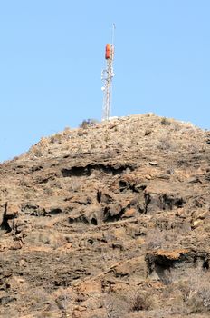 Some Antennas on the top of a Hill