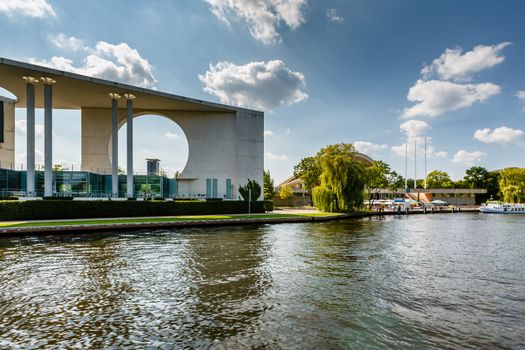 German Chancellery (Bundeskanzleramt) Building near Reichstag in Berlin, Germany