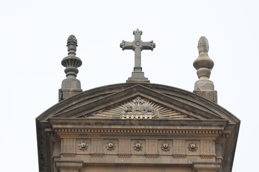 A Roof of an Old Church; in Canary Islands; Spain