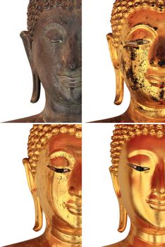 Face of Buddha Statue at Wat Pho, Thailand