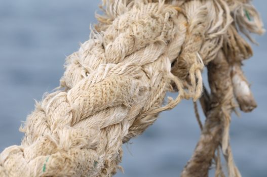 A Naval Rope on a Pier, in Canary Islands, Spain