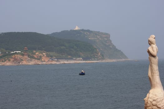 landscape of seashore ,photo taken in changdao island,shandong province ,china.