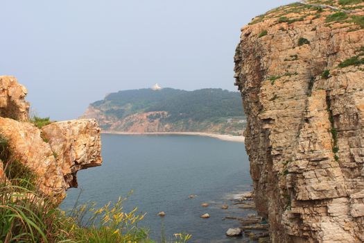 landscape of seashore ,photo taken in changdao island,shandong province ,china.