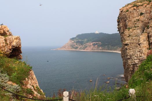 landscape of seashore ,photo taken in changdao island,shandong province ,china.