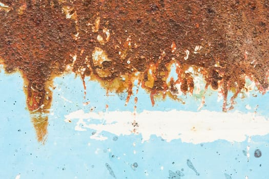 Rusty blue metallic texture background