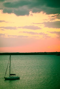 Sea sunset