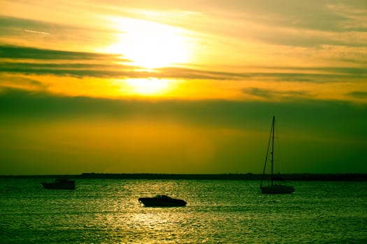 Sea sunset