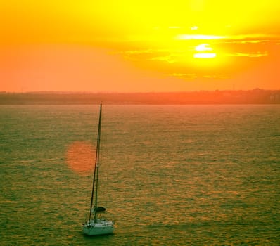 Sea sunset